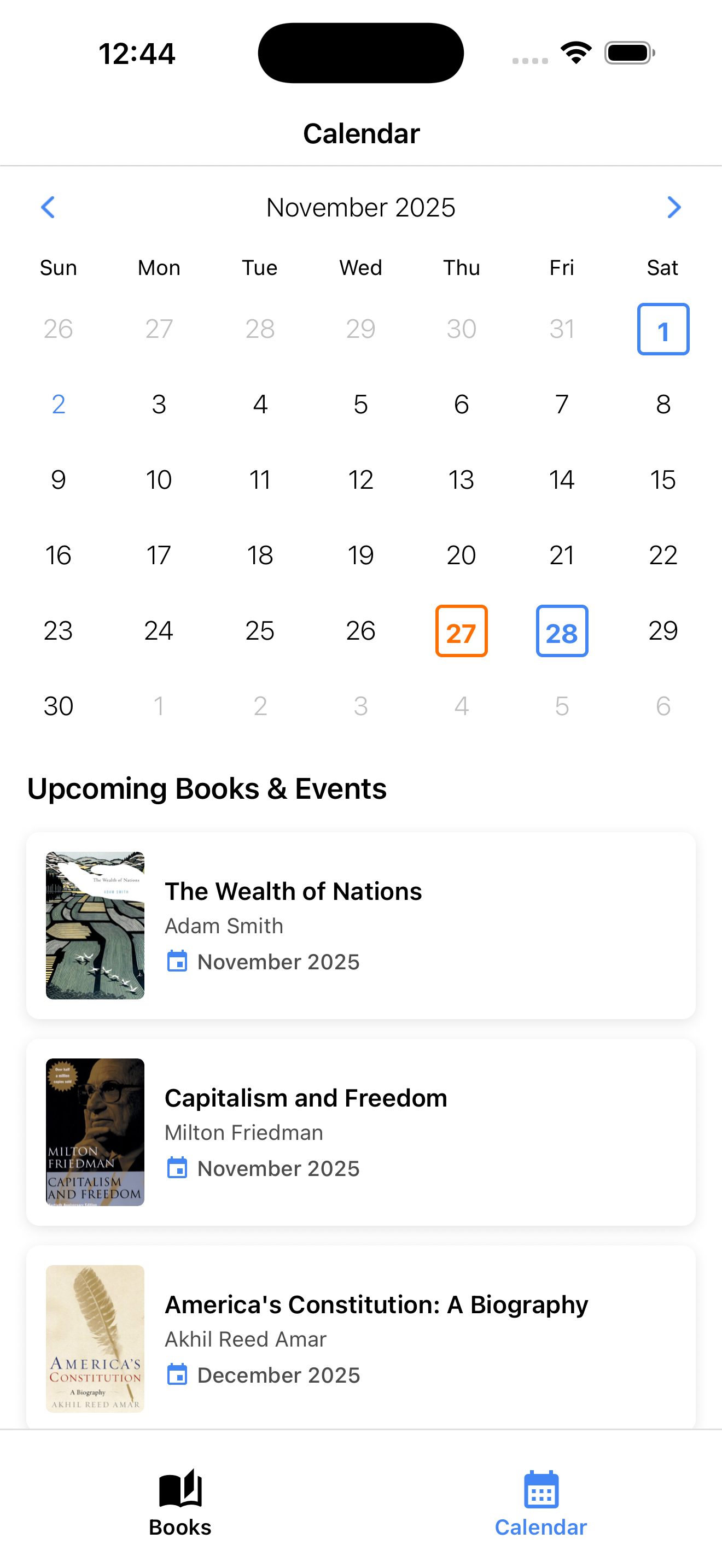 Off The Hook Book Club App Screenshot